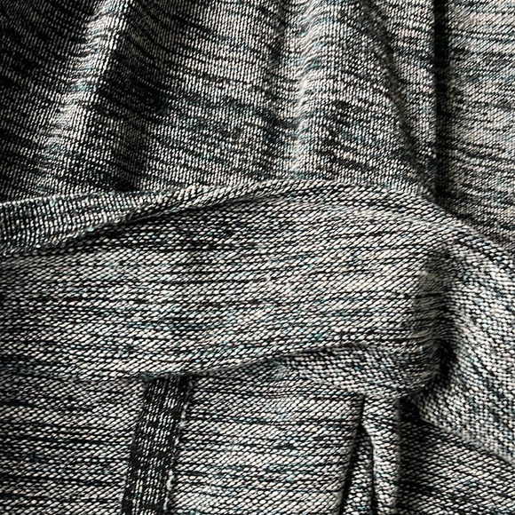 Anthropologie ganni tweed dress blue grey mock neck sleeveless - Picture 6 of 13